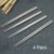 5 Pairs of Metal Chopsticks Household High Temperature Sterilizable Non-slip Stainless Steel Chopsticks Set Kitchen Accessories 9