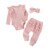 0-24M Newborn Infant Baby Girls Ruffle T-Shirt Romper Tops Leggings Pant Outfits Clothes Set Long Sleeve Fall Winter Clothing 27