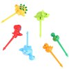 6/8/10pcs Animal Farm Dinosaur Fruit Fork Mini Cartoon Children Snack Cake Dessert Pick Toothpick Bento Lunches Party Decoration 5