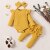 0-24M Newborn Infant Baby Girls Ruffle T-Shirt Romper Tops Leggings Pant Outfits Clothes Set Long Sleeve Fall Winter Clothing 35
