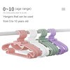 5/10/20pcs Kids Clothes Hanger Racks Portable Plastic Display Hangers Windproof Children Coats Hanger Baby Clothing Organizer 3