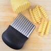 Stainless Steel Potato Chip Slicer Dough Vegetable Fruit Crinkle Wavy Slicer Knife Potato Cutter Chopper French Fry Maker Tools 5