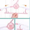 5/10/20pcs Baby Clothes Hanger Flexible Racks Plastic Clothing Display Kids Hangers Unmarked Children Coats Hanger Organizer 5