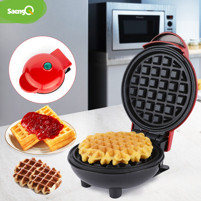 saengQ Mini Electric Waffles Maker Pan Eggette Machine  Mini Waffle Pot Egg Cake Oven Bubble Egg Oven Breakfast Waffle Molds 1