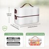 Double-layer Lunch Box Food Container Portable Electric Heating Insulation Dinnerware Food Storage Container Bento Lunch Box 4