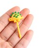 6/8/10pcs Animal Farm Dinosaur Fruit Fork Mini Cartoon Children Snack Cake Dessert Pick Toothpick Bento Lunches Party Decoration 2