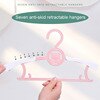 5/10/20pcs Baby Clothes Hanger Flexible Racks Plastic Clothing Display Kids Hangers Unmarked Children Coats Hanger Organizer 4