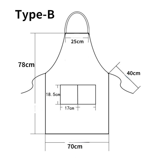 2022 New Fashion Unisex Work Apron For Men Canvas Black Apron Adjustable Cooking Kitchen Aprons For Woman With Tool Pockets 5