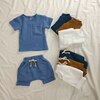 Organic Cotton Baby Clothes Set Summer Casual Tops Shorts For Boys Girls Set Unisex Toddlers 2 Pieces Kids Baby Outifs Clothing 1